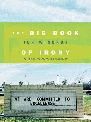 cover image of The Big Book of Irony